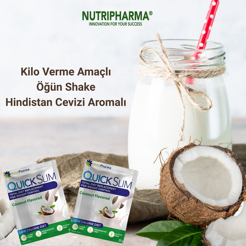 Quick Slim Tropikal Karışık Kutu Kilo Verme Amacli Ogun Shake-30 sase