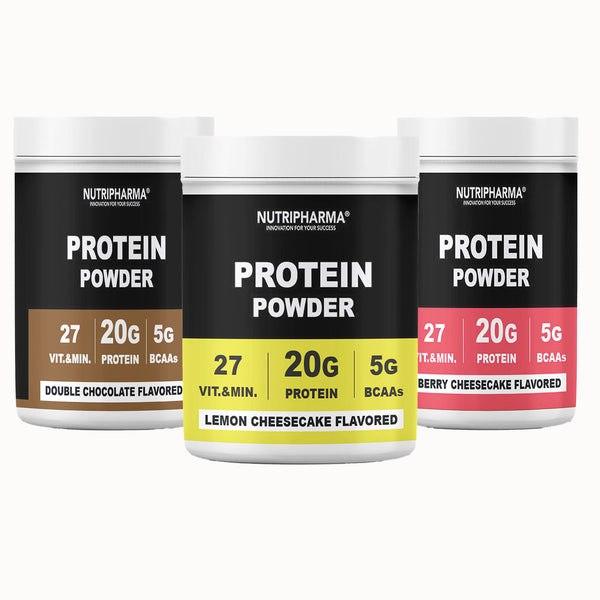 Nutripharma Protein Tozu 3'lü Set - 48 servis