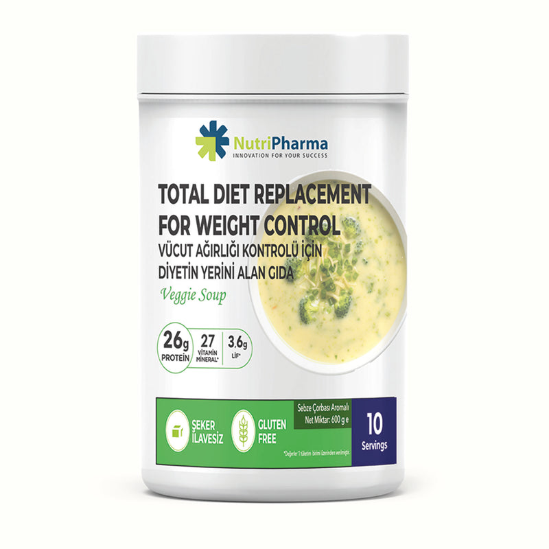 NutriPharma Sebze Çorbası - Kilo Verme Amaçlı Öğün Yerine Geçen Çorba
