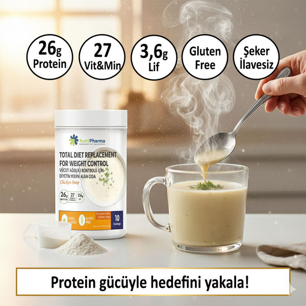 Nutripharma Kilo Verme Amaçlı Öğün Yerine Geçen Tavuk Çorbası