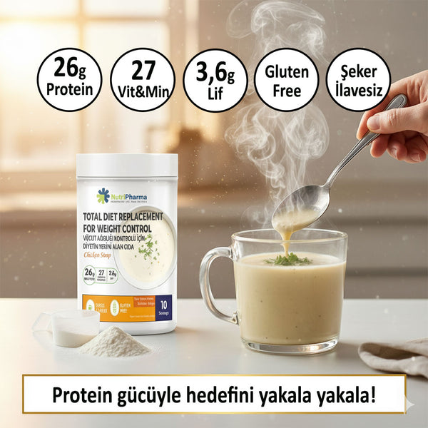 Nutripharma Kilo Verme Amaçlı Öğün Yerine Geçen Tavuk Çorbası