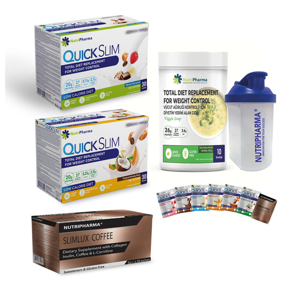 Quick Slim Tam Diyet Seti (Shake, Çorba ve Form Kahve)
