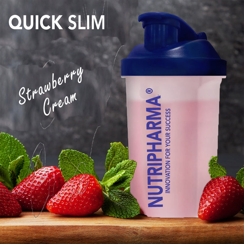 Shake de perte de poids Quick Slim à la fraise - CADEAU SHAKER