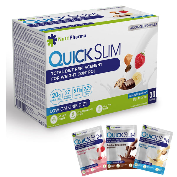 Quick Slim Kilo Verme Amaçlı Öğün Shake-Mix (Karışık Kutu)