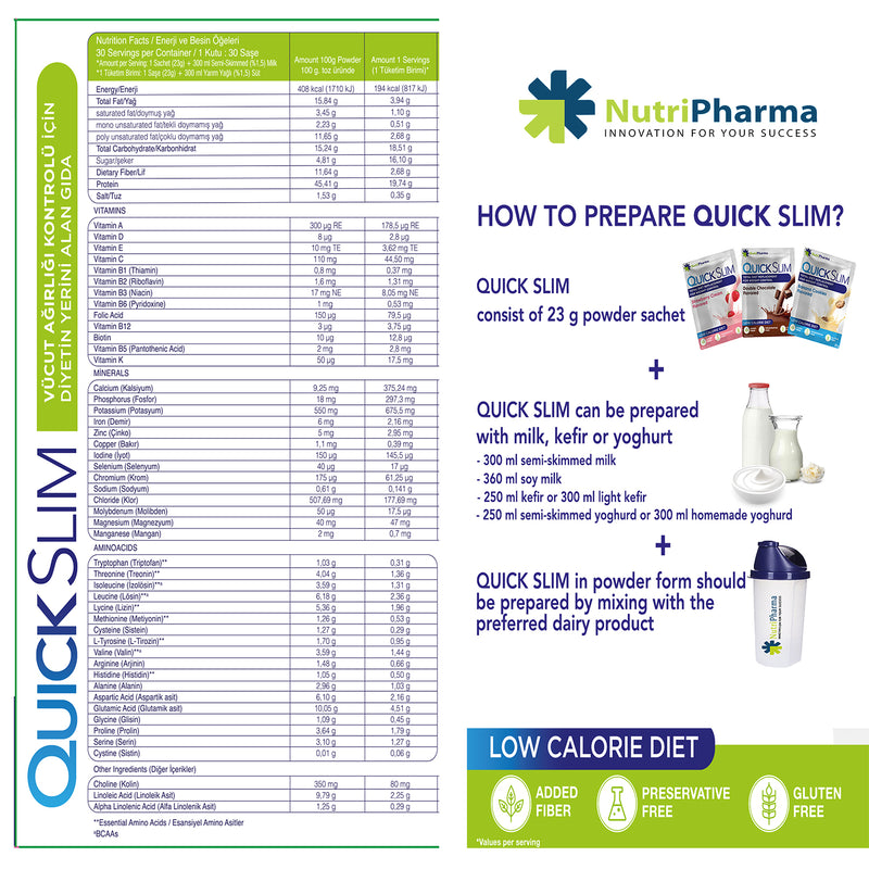 Quick Slim 6 Boxes – Nutripharma Türkiye