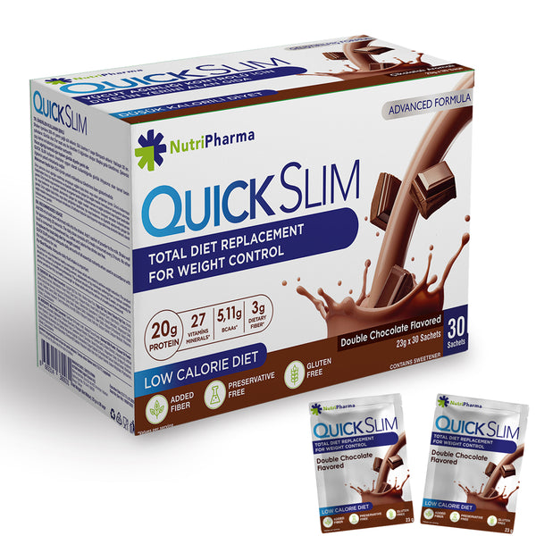 Quick Slim Çikolatalı Aromalı Kilo Verme Amaçlı Öğün Shake