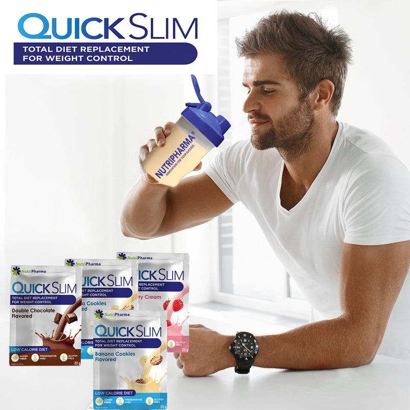 Shake de perte de poids Quick Slim - Banana&Cookies Flavored